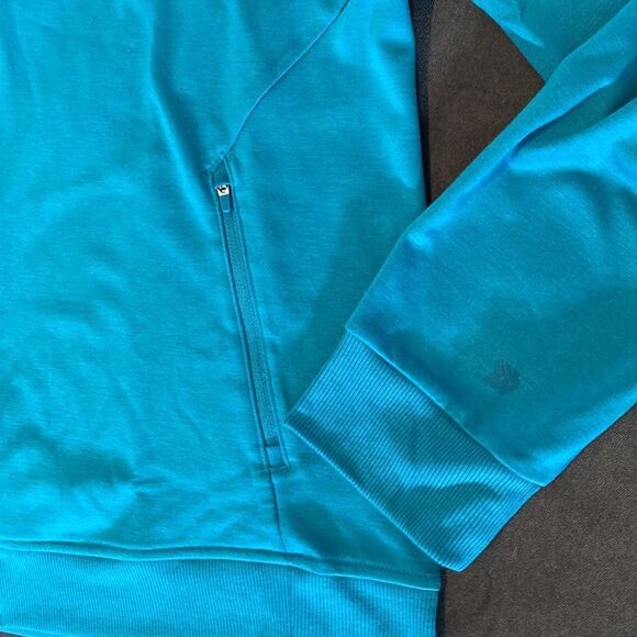 Women’s all in motion Full Zip Hoodie Deep Turquoise Size XL NWT - Picture 6 of 9